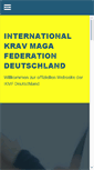 Mobile Screenshot of ikmf-kravmaga.de